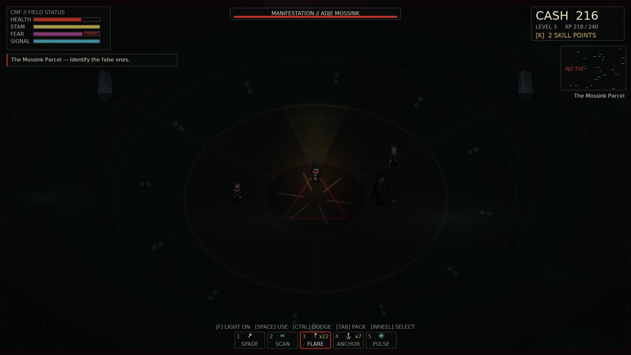 The finale of The Diepenheim Record, a dark field lit by a flare